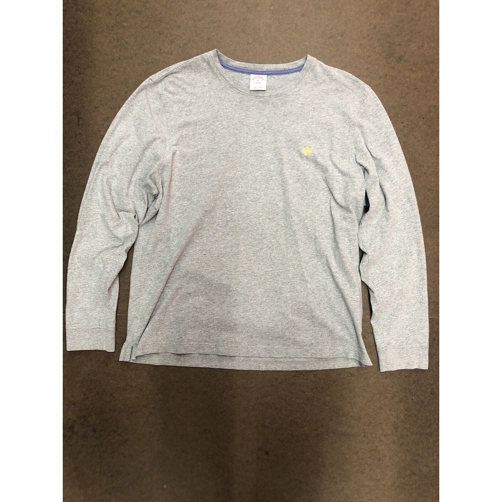 Brooks Brothers Long Sleeve Shirt Size XL‎ Grey Slit Side
